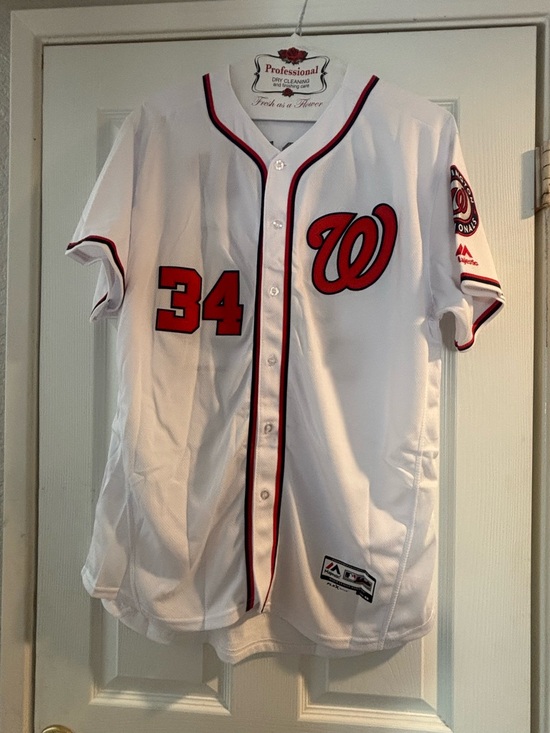 Majestic Other - Washington Nationals #34 Harper White Baseball Jersey